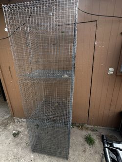 Triple stack bird cages