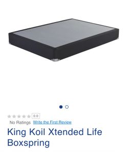 King Koil Queen Box Spring