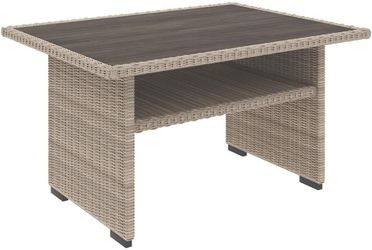 Stylish and Carefree Patio Table, Beige
