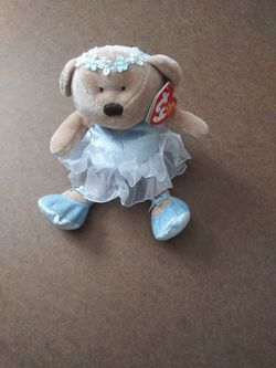 Ty Beanie Baby: Fairydust the Ballerina Bear 2005