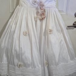 White dress for girl