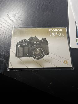 Canon New F1 Instructions Manual 