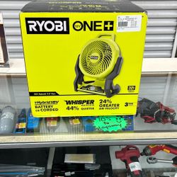 Ryobi One 18v Hybrid Fan 