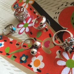 Sterling Silver Rings 💍 🦋💍 select the style you Love / Size #5 Price is $25 each ring 💍🦋💍