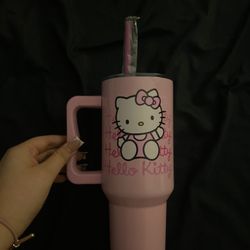 never used hello kitty cup 