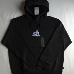 Nike SB Fleece Pullover Skate Hoodie Black Sportswear Men Size L New FN2498-010