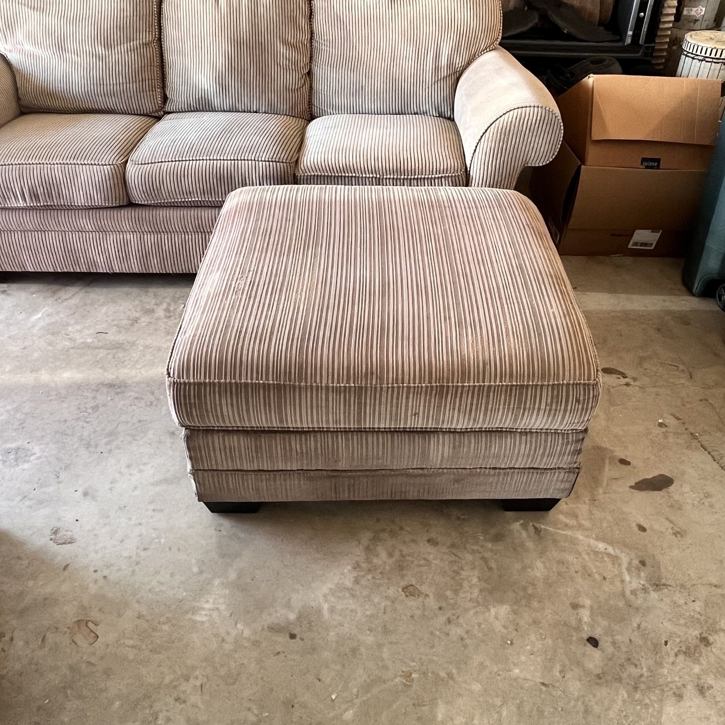 COUCH WITH OTTOMAN