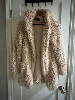 Love Tree Faux Fur Jacket
