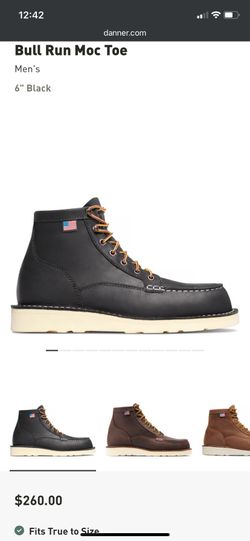 Danner bull run moc toe boots