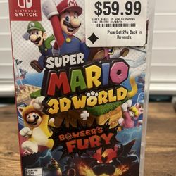Super Mario 3D World Switch Game