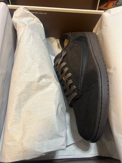 VNDS Travis Scott Nike air jordan 1 low sp sz 9.5 velvet brown
