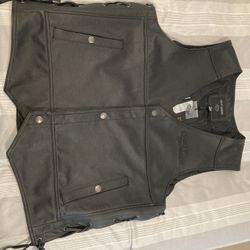 Brand New Leather Vest From Harley ordered it online then it was the wrong size never won. Laconia is around the corner $100. It’s a two XL.