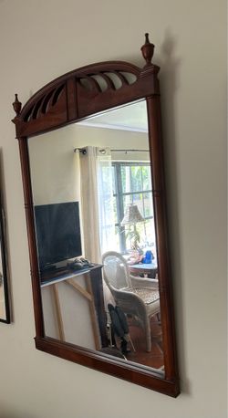 Vintage Mirror mahogany 3ft tall 2ft wide