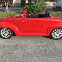 2026 red 39 roadster LSV Golf Cart car 4 Passenger Seat STREET LEGAL LITHIUM
