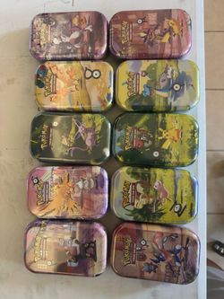 Pokémon Trading Card Game Mini Tins – Set of 10