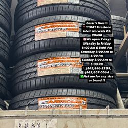 235/55R19 ARROYO A SET OF FOUR NEW TIRES, INCLUDES MOUNTING AND BALANCING WITH WARRANTY, ASK  ME FOR ANY SIZE OR BRAND, WE HAVE THE BEST PRICES!!