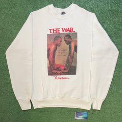 Vintage 1980s The War Sugar Ray Leonard vs Thomas Hearns crewneck