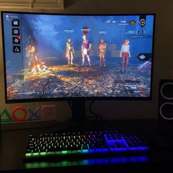 Lenovo 27” Curved Gaming Monitor – Excellent Condition