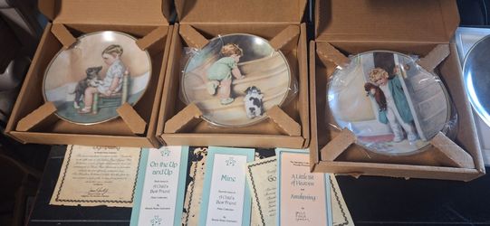Hamilton Collections Set Of 3 Smaller Plated