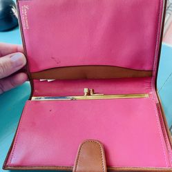 Vintage Leather Calfskin Wallet 