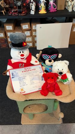 For stuffed animals