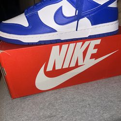 Nike dunk White Hyper Royal (2025)