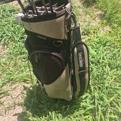 Golf Bag And Few Clubs 