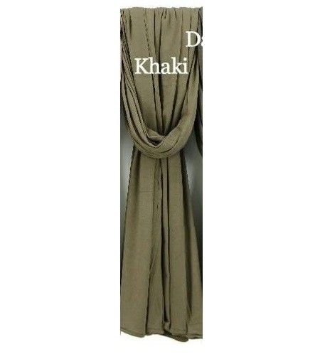 Womens Khaki Premium Jersey Hijab