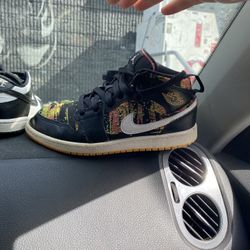 Jordan 1 Black Laser Orange Sz 3