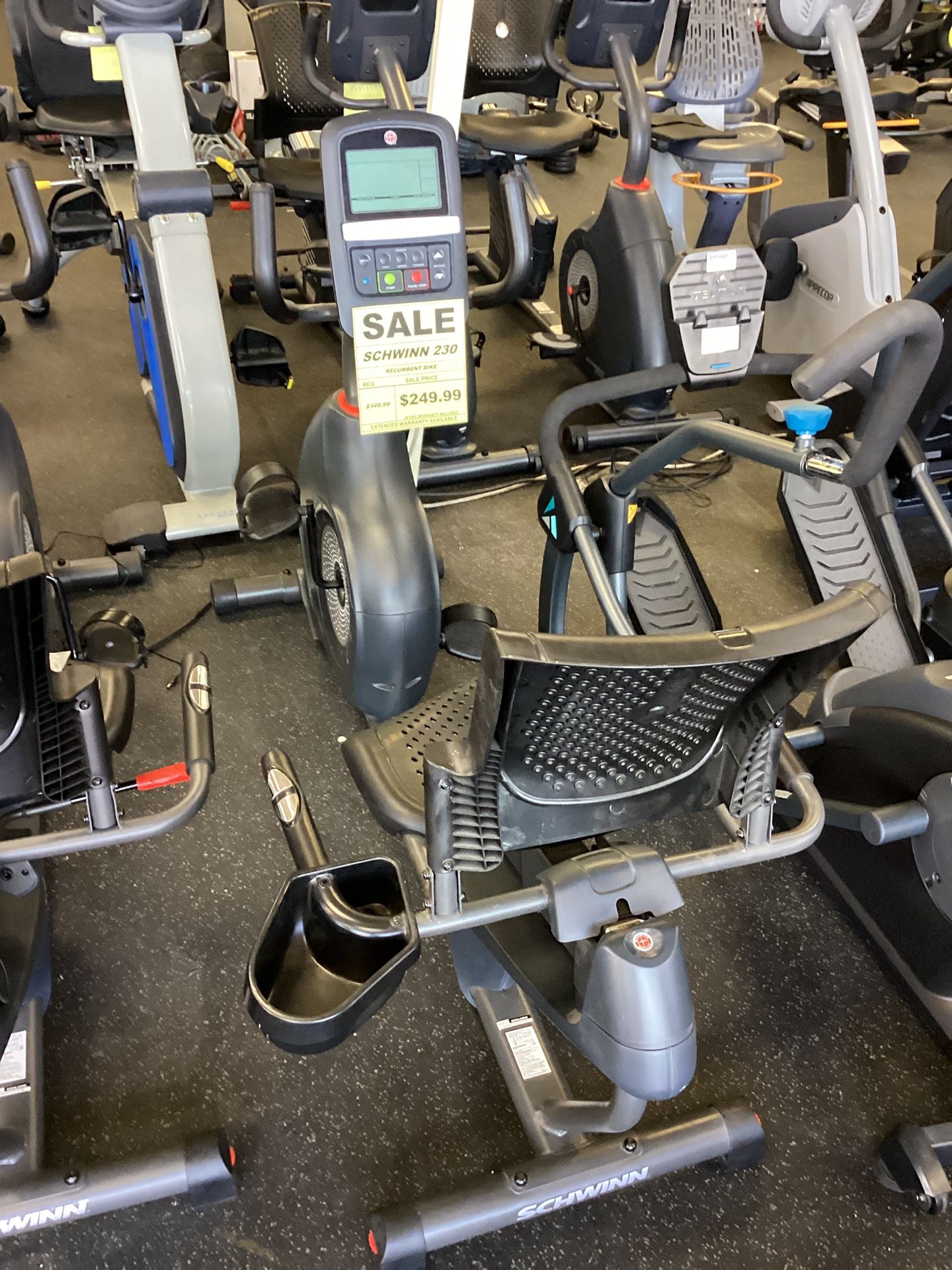 Schwinn 230 Recumbent Exercise Bike Includes Warranty 