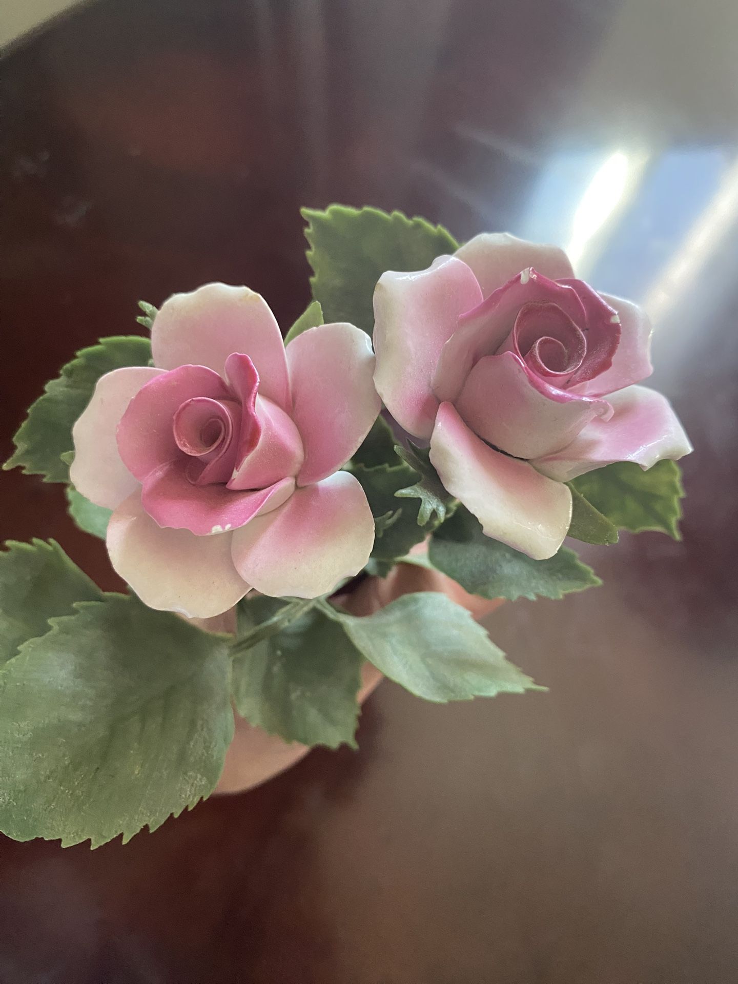 Antique Ceramic Flowers