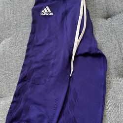 NWT Adidas Techfit Primeknit Football Pants Purple M99631 Men's Size Medium