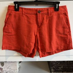 Old navy Red Linen Shorts – Size 4