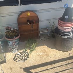 Plants And Shelf’s And Pots 
