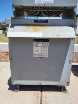 50kVA Transformer 480V single phase MGM Dry Type
