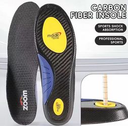 Steppers Cloud Insoles with Carbon Arch Plate for Men & Women - Memory Foam Shoe Inserts, All-Day Support for Walking, Running, Work Boots(280-285mm|W