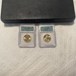 2004 P And D ICG MS67 Sacagawea Coins -2 For 40