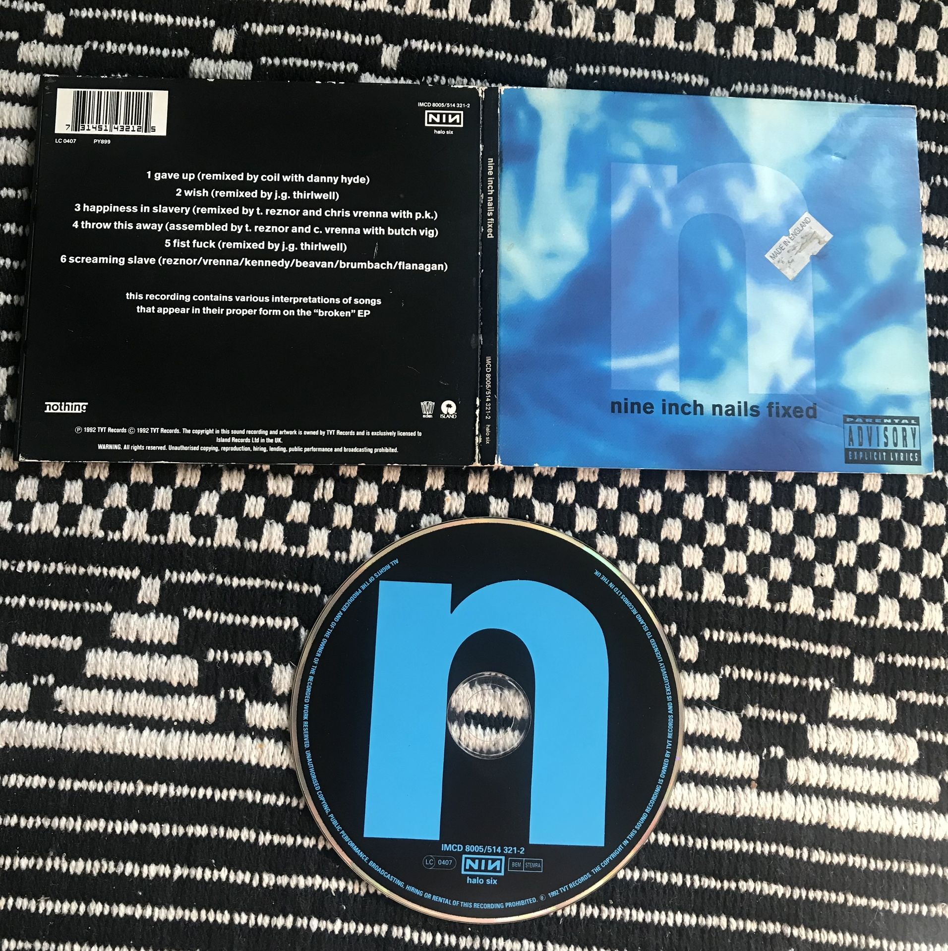 NINE INCH NAILS FIXED CD
