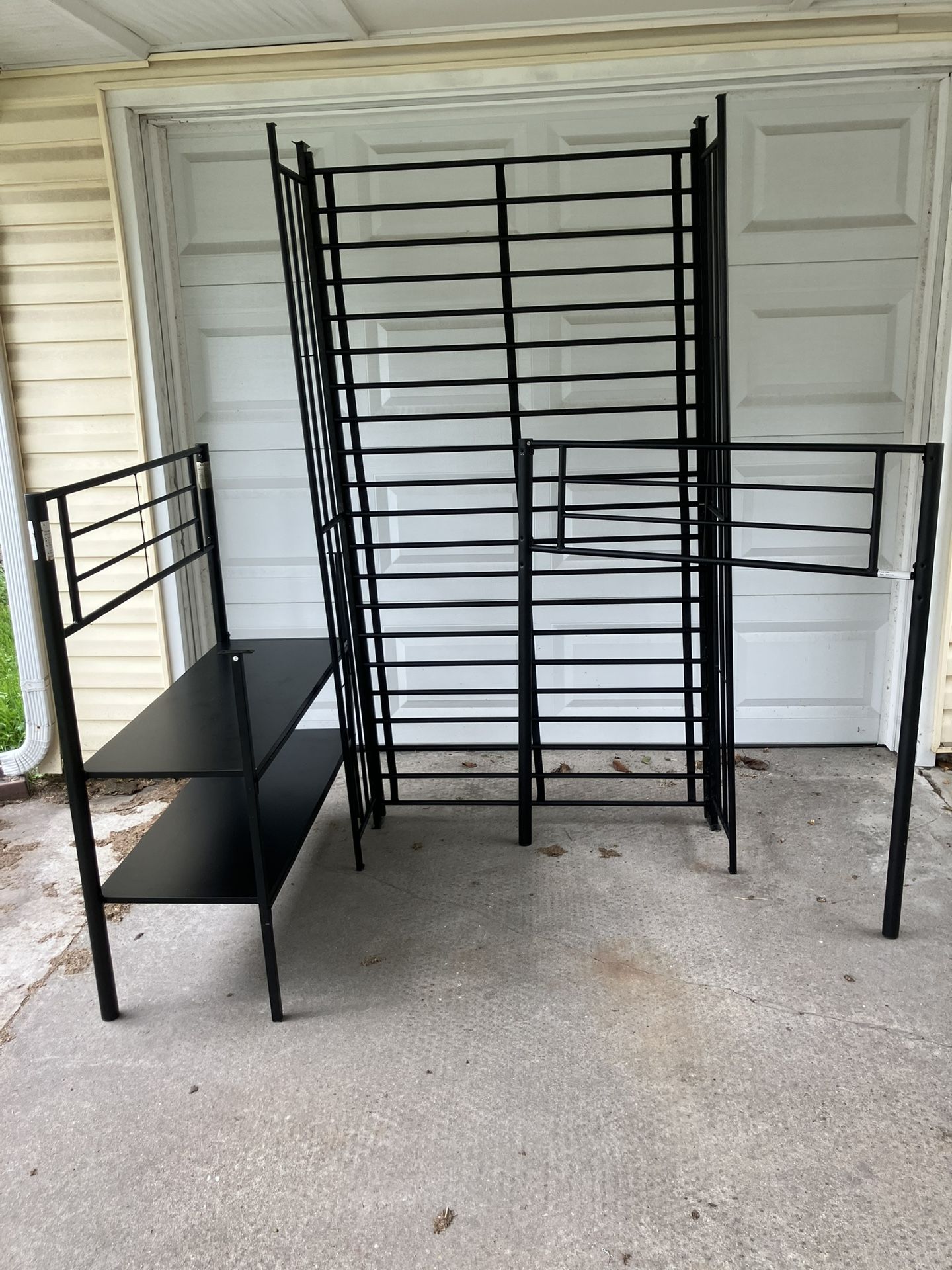 Loft Bed with Shelves