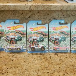 HOTWHEELS Spring Time Toy Vehicle Bundle 