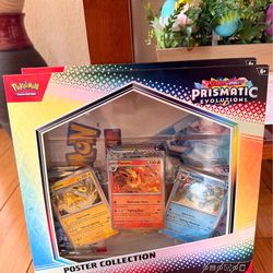 Pokemon prismatic evolutions poster collection
