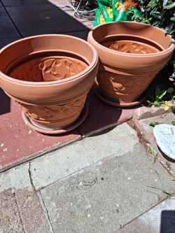 Masetas grandes 16x19 de plastico
