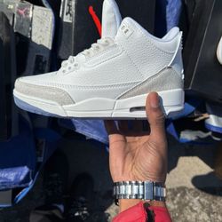Jordan Retro 3 Triple White