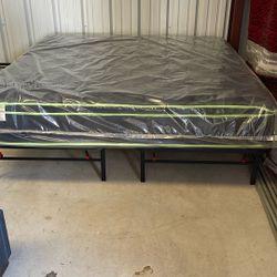 New King Size Mattres And Bed Bed Frame 