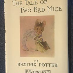 Collectible Beatrix Potter -Hunca Munca and Book Hi