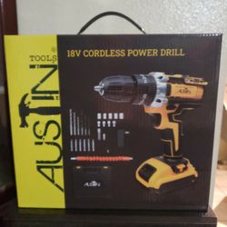 18v Cordless Power Drill 