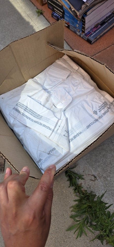 Full Box Of Plastic Bags