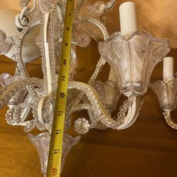 Chandelier  Vintage Set Of 2 - Local Pick Up ONLY- DC Area 