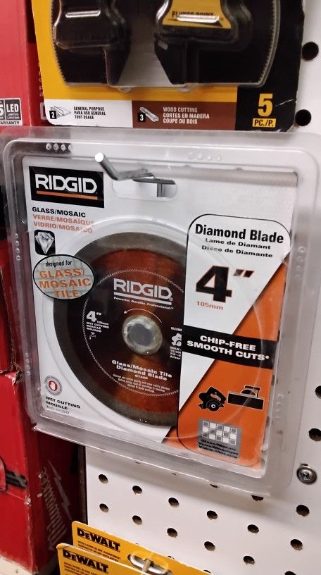 RIDGID DIAMOND BLADE GLASS/MOSAIC