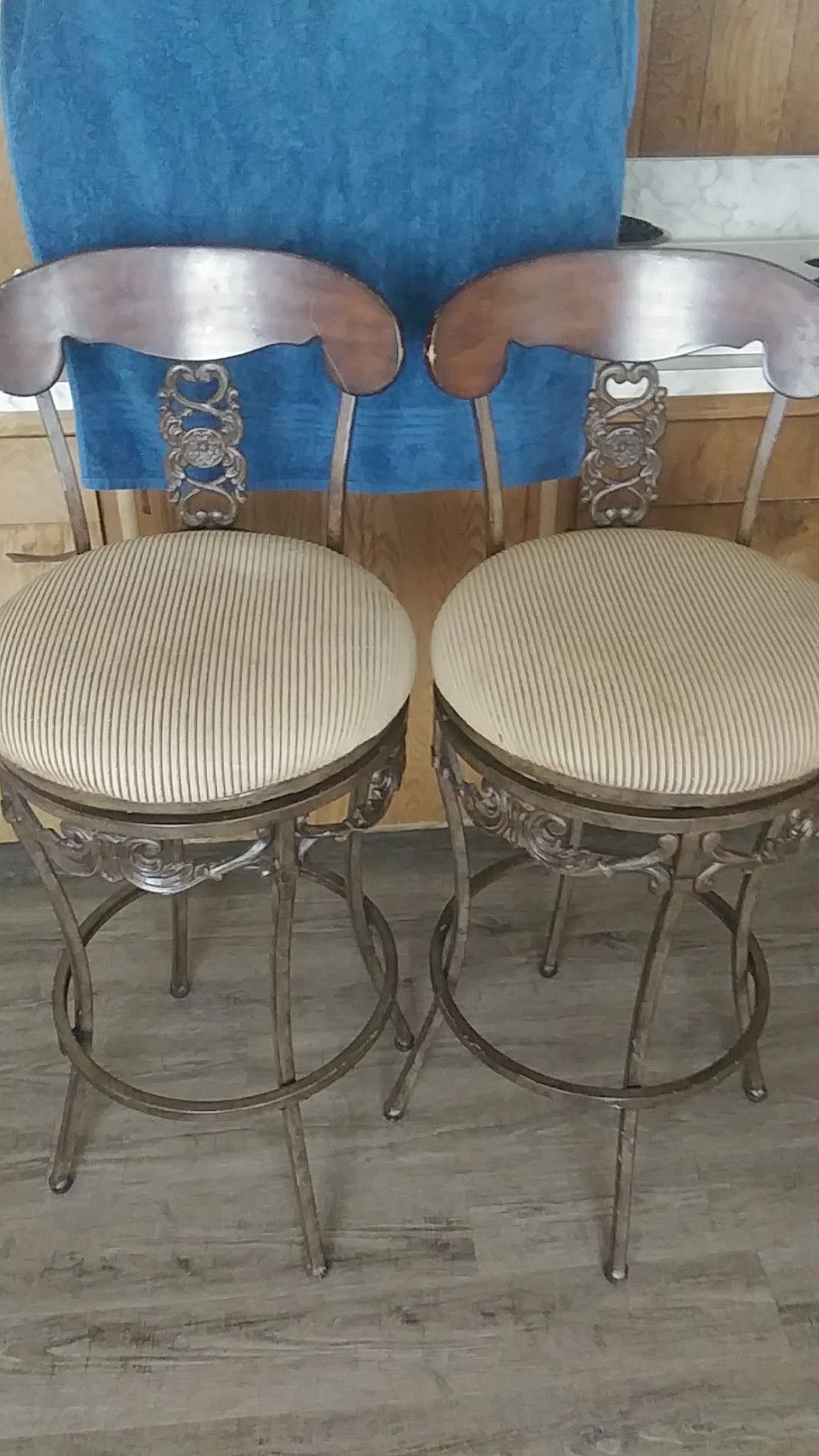 Iron Counter stools $60